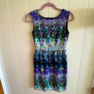 Cynthia Rowley colorful dress with pockets size 4